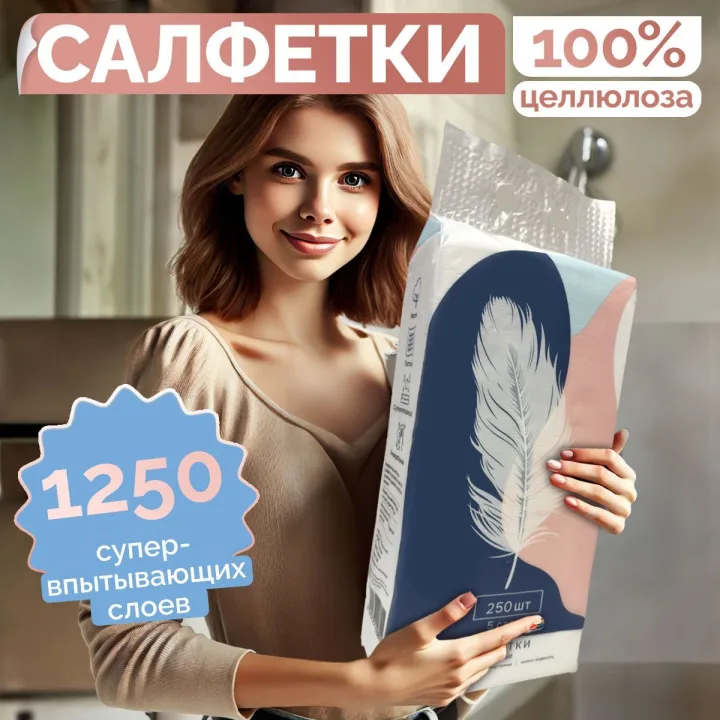 Салфетки бумажные, салфетки бумажные в коробке