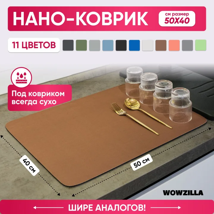 Коврик для сушки посуды